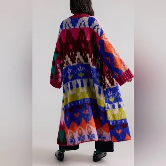 Free People - Folk Song Maxi Cardi - Picture 7 of 7